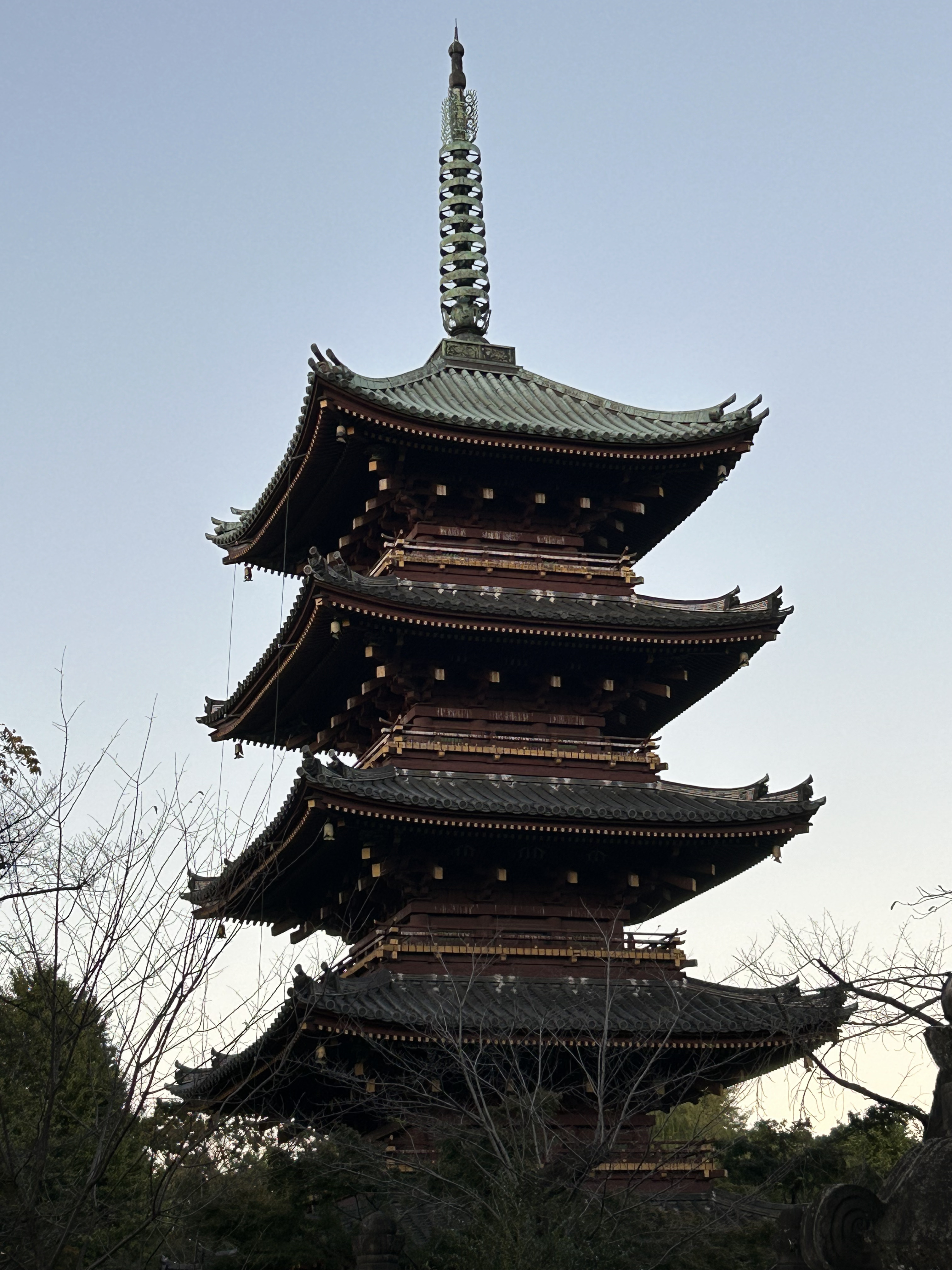 Temple tower in Japan